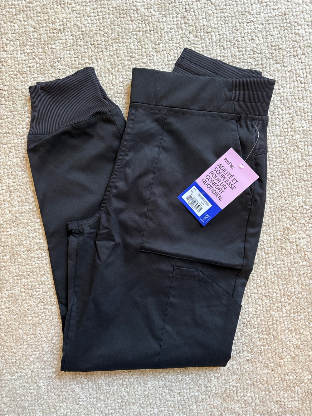 NWT Landau Proflex Women's Flat Front Cargo Jogger